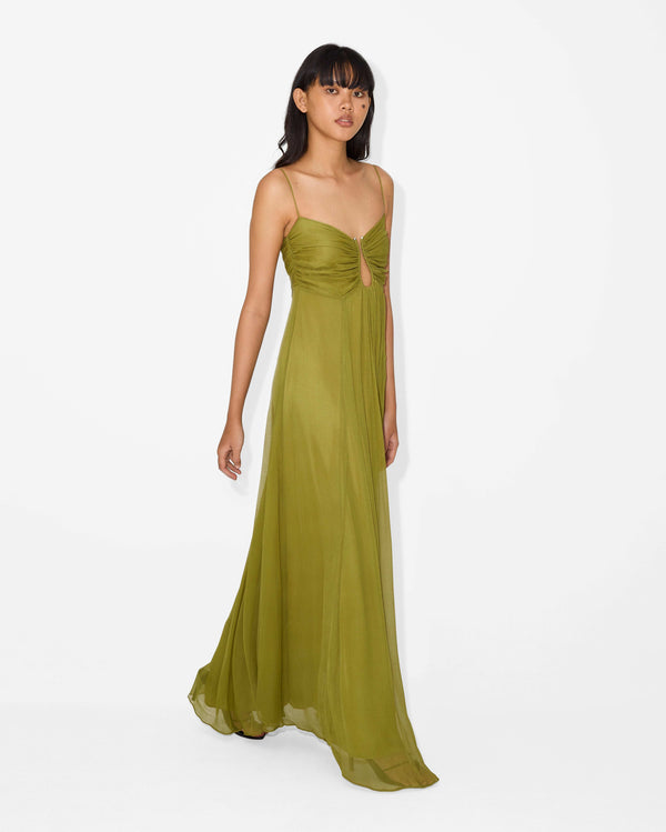 Magali Pascal MOREA DRESS OLIVE