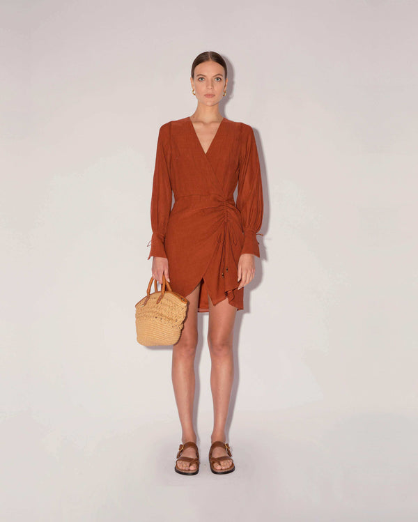 Magali Pascal MYRTLE DRESS CARMINE