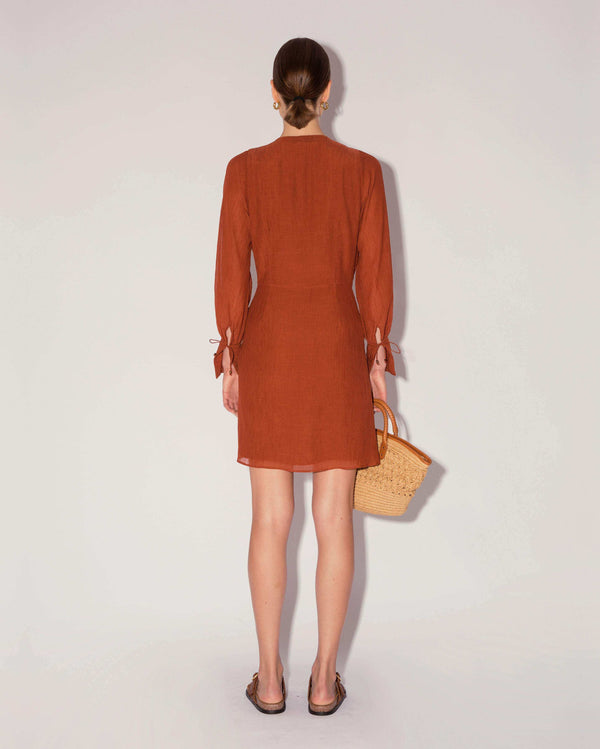 Magali Pascal MYRTLE DRESS CARMINE