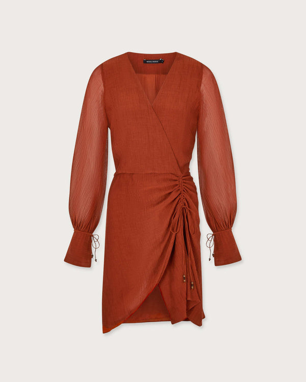 Magali Pascal MYRTLE DRESS CARMINE