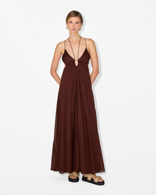 Magali Pascal NIA MAXI DRESS ARABICA