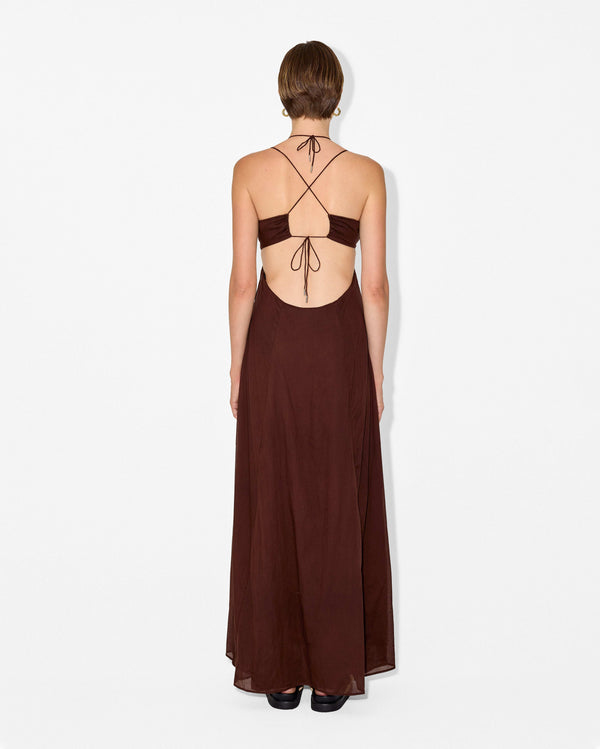 Magali Pascal NIA MAXI DRESS ARABICA