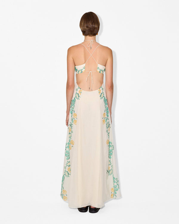 Magali Pascal NONNA MAXI DRESS CIAO GREEN