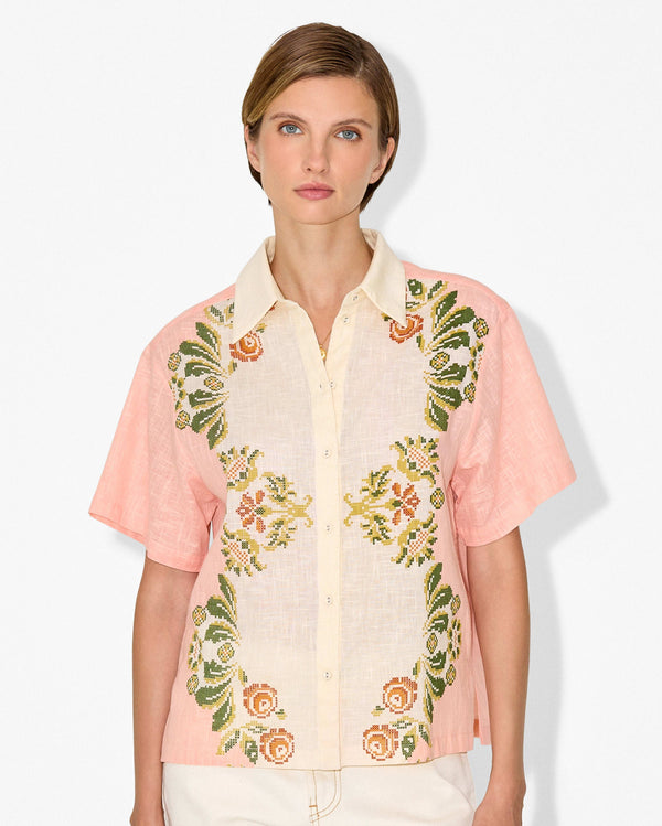 Magali Pascal NONNA SHIRT CIAO PINK