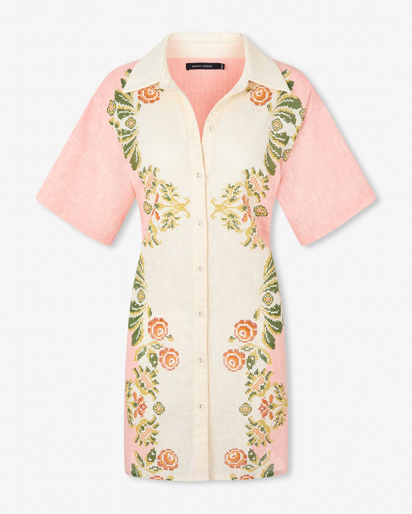 magali pascal NONNA SHIRT DRESS CIAO PINK