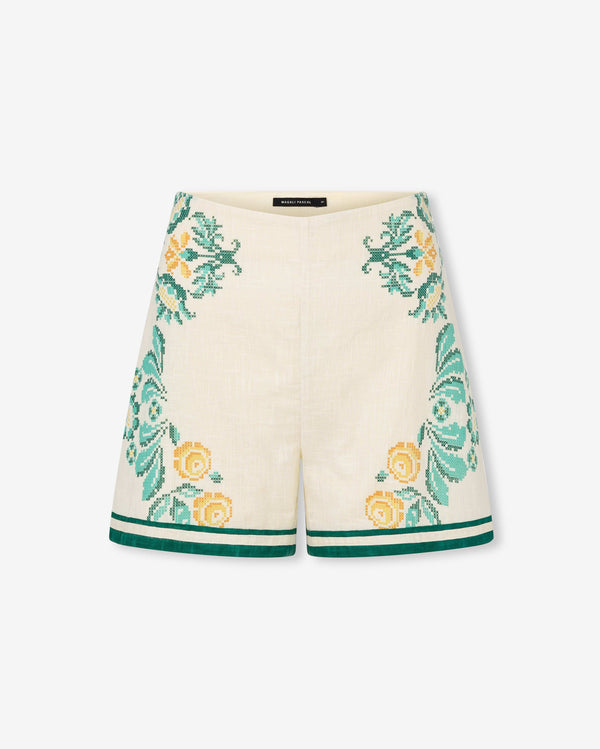 magali pascal NONNA SHORTS CIAO GREEN