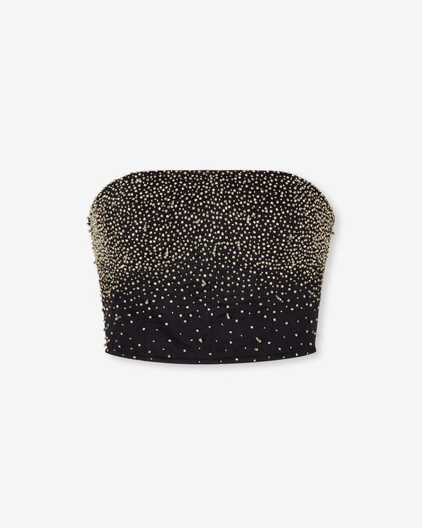 magali pascal OLA TOP BLACK