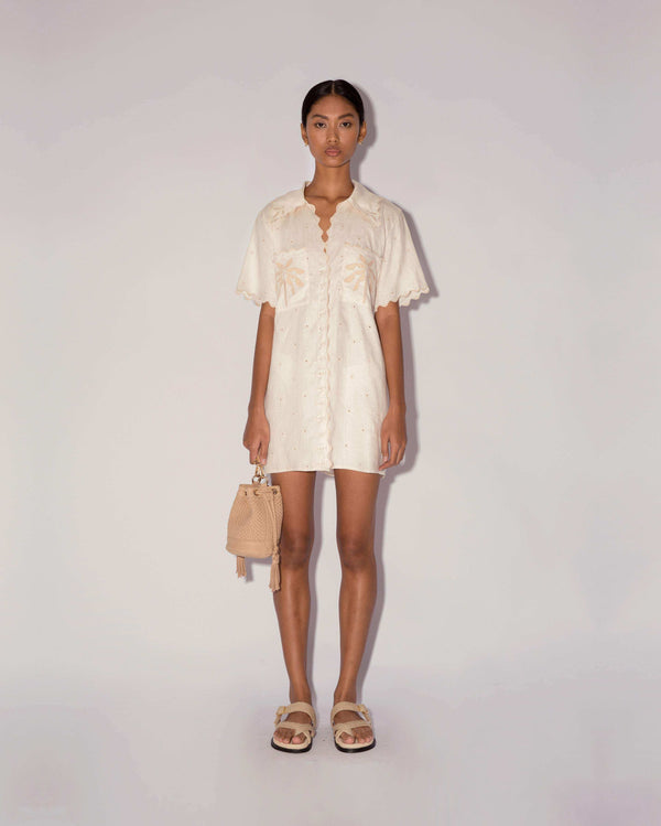 Magali Pascal PALMIERE DRESS CASHEW