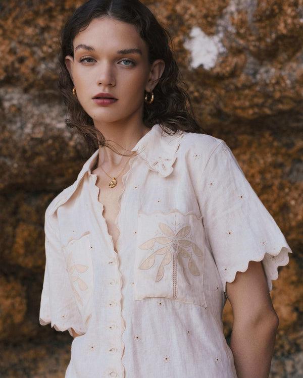 Magali Pascal PALMIERE DRESS CASHEW