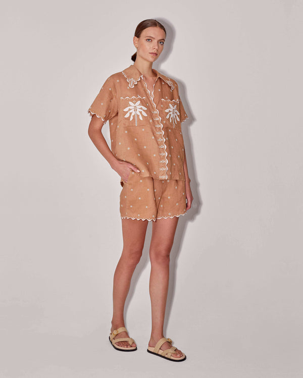 Magali Pascal PALMIERE SHIRT ALMOND