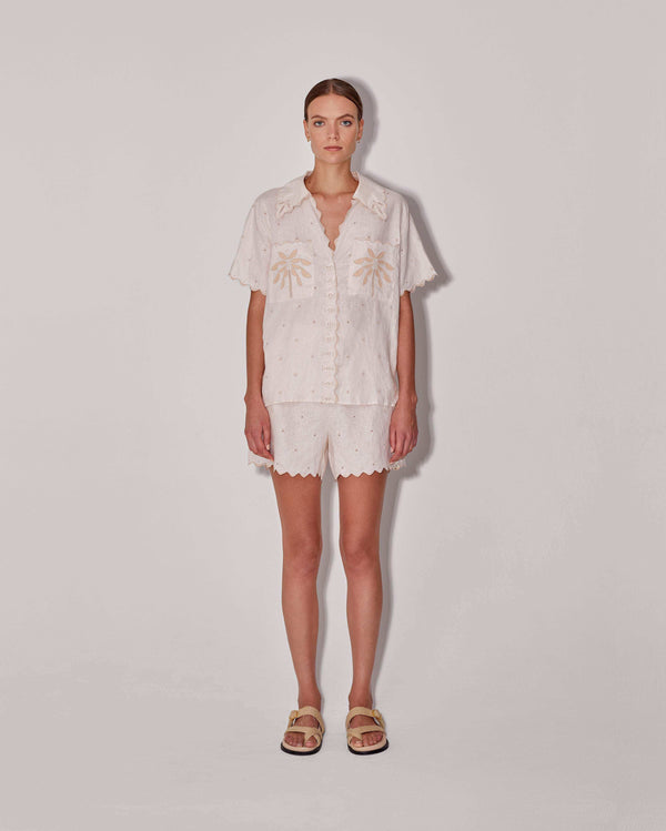 magali pascal PALMIERE SHIRT CASHEW