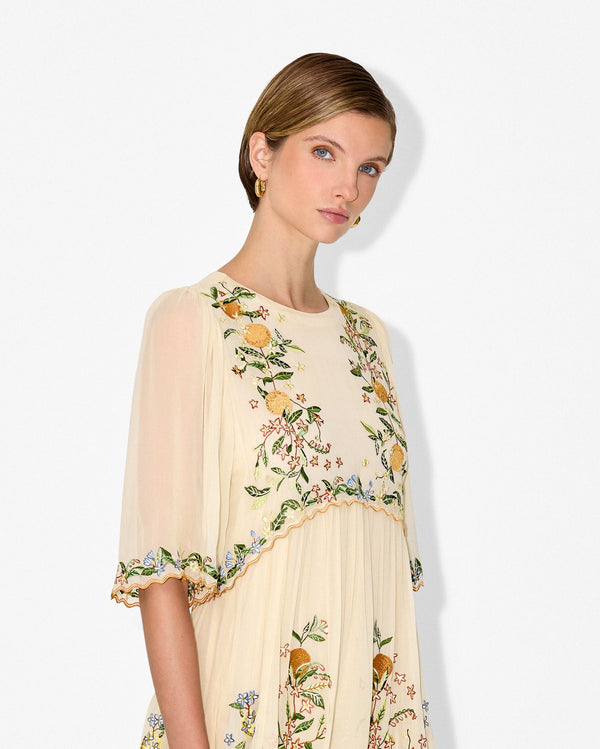 magali pascal PALOMA MAXI DRESS CREAM