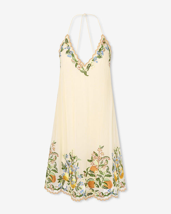 magali pascal PALOMA MINI DRESS CREAM