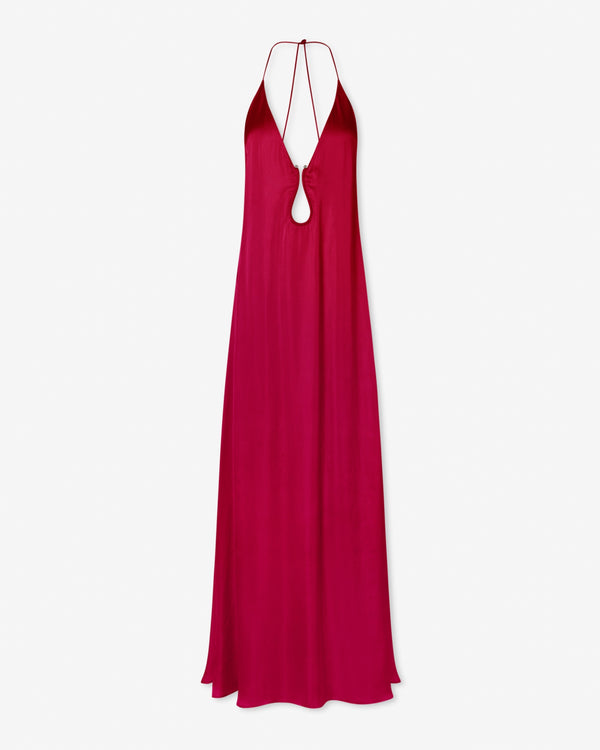 Magali Pascal PARKER DRESS DARK RASPBERRY