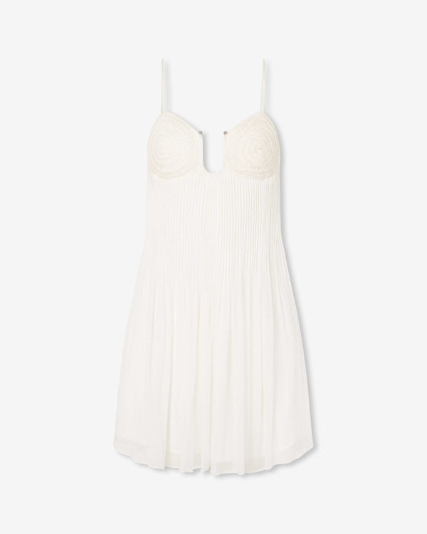 Magali Pascal PENROSE MINI DRESS OFF WHITE