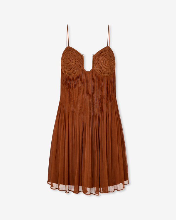 Magali Pascal PENROSE MINI DRESS TOFFEE