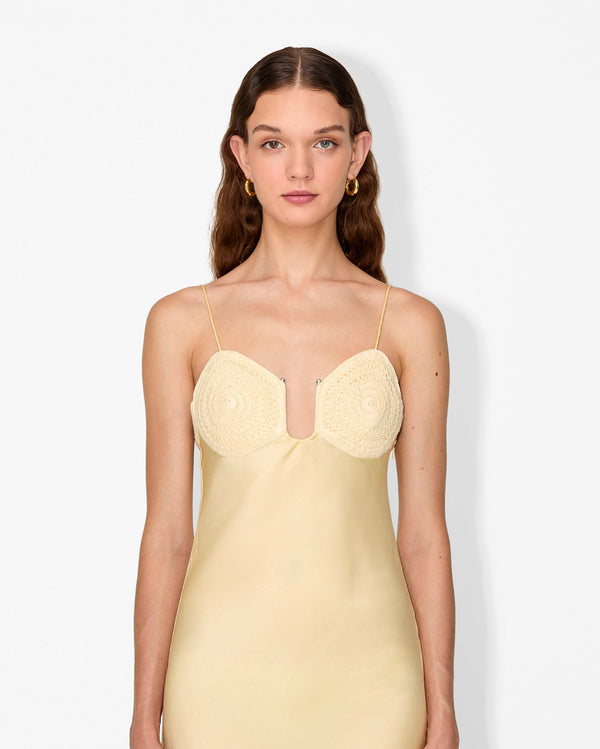 Magali Pascal PENROSE SLIP DRESS SUNSHINE