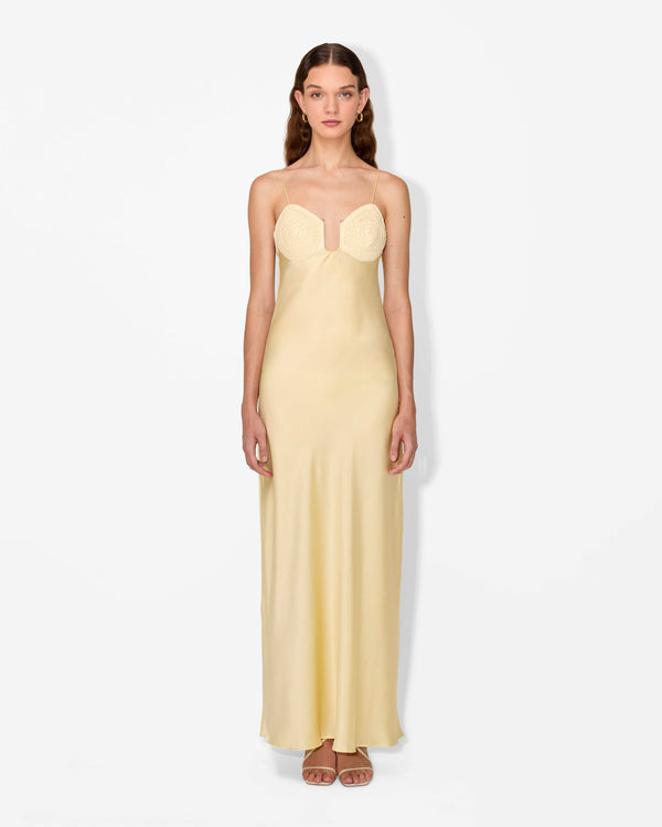 Magali Pascal PENROSE SLIP DRESS SUNSHINE
