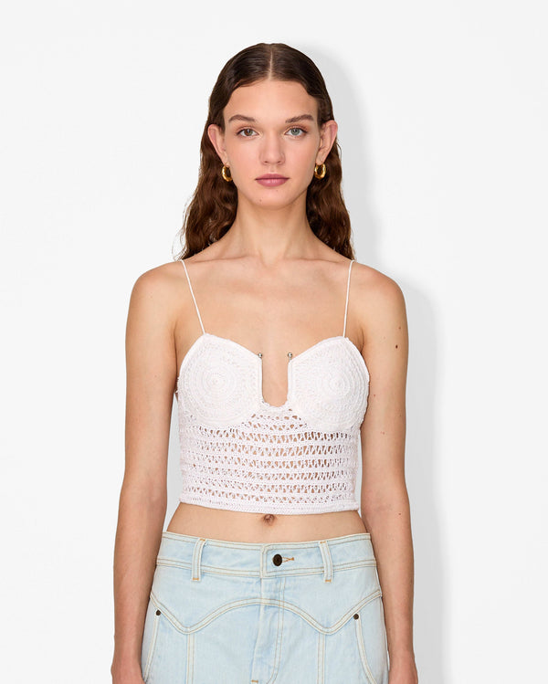Magali Pascal PENROSE TOP OFF WHITE