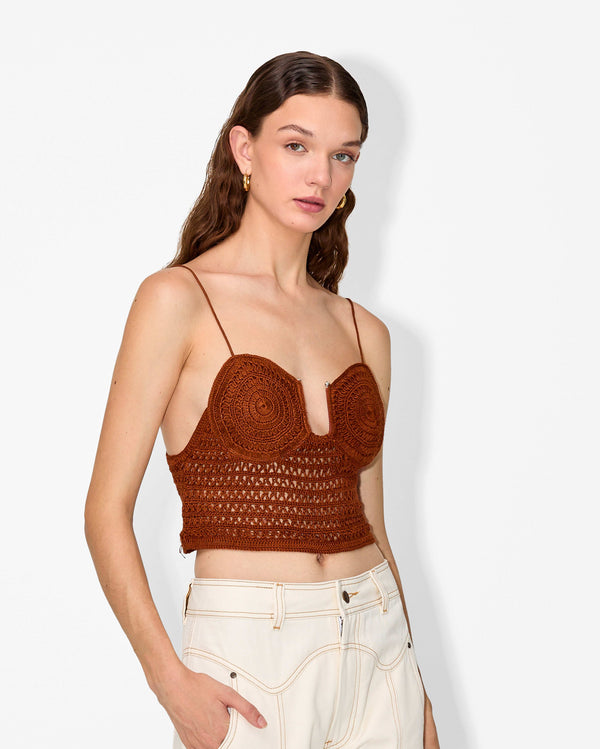 Magali Pascal PENROSE TOP TOFFEE