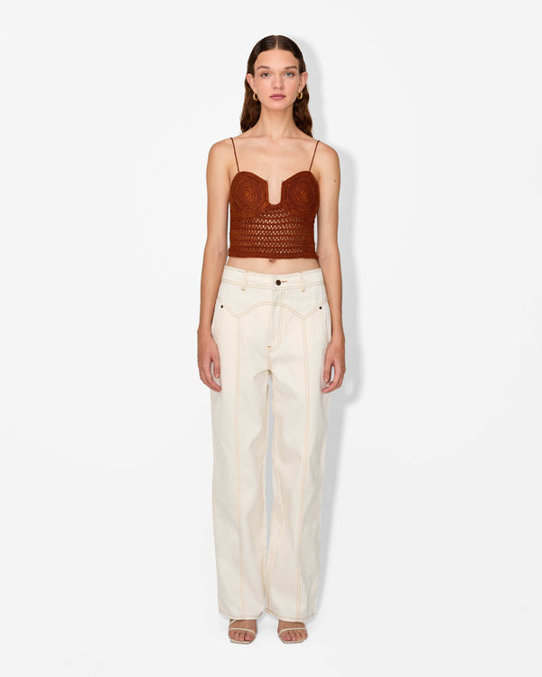 Magali Pascal PENROSE TOP TOFFEE