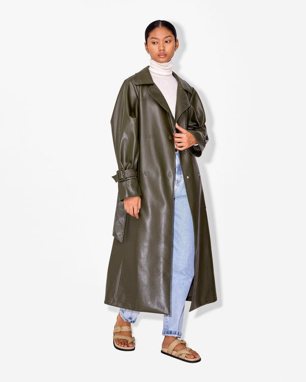 Magali Pascal PHILIPPE TRENCH Dark Green