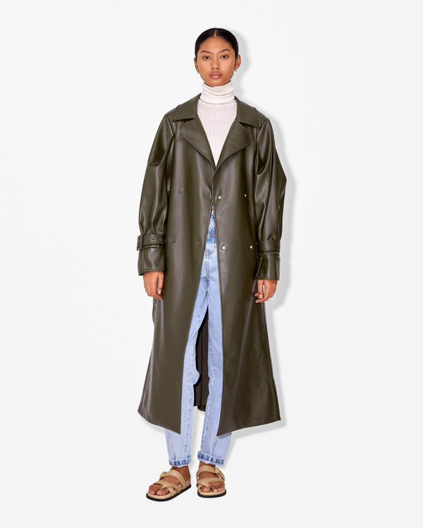 magali pascal PHILIPPE TRENCH Dark Green