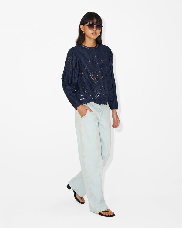 magali pascal RENEE SHIRT MIDNIGHT