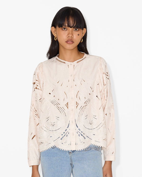 magali pascal RENEE SHIRT PEARL