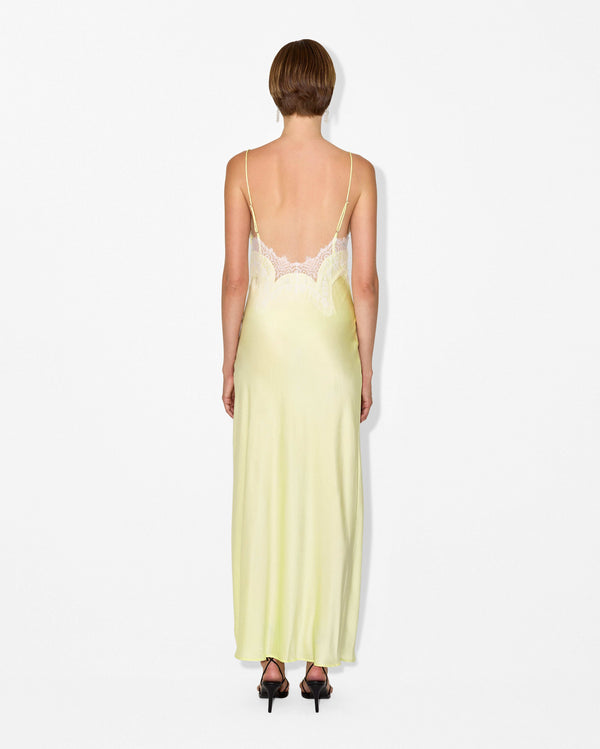 Magali Pascal RITA SLIP DRESS CITRON