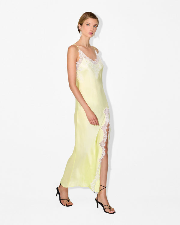 Magali Pascal RITA SLIP DRESS CITRON
