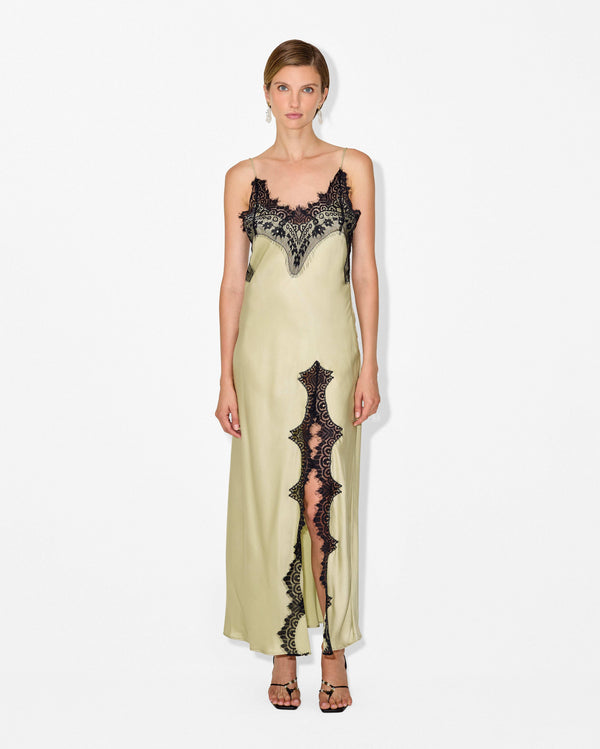 Magali Pascal RITA SLIP DRESS SEA SALT