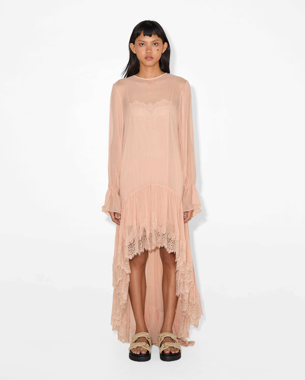 magali pascal ROSABELLE DRESS Powder