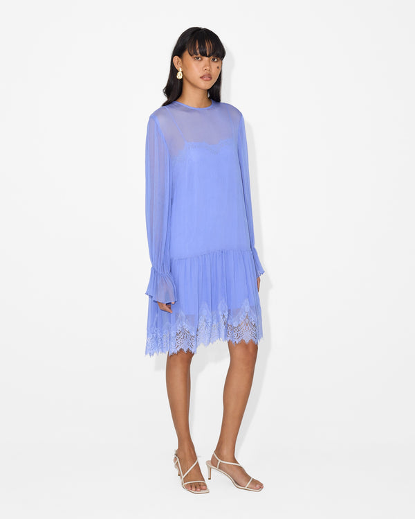 Magali Pascal ROSABELLE MINI DRESS ELECTRA