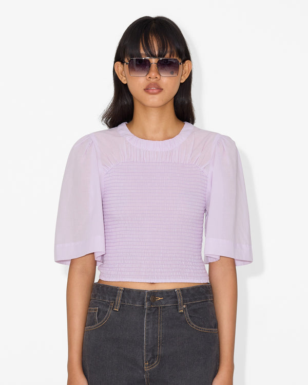 magali pascal SARAH TOP LILAC