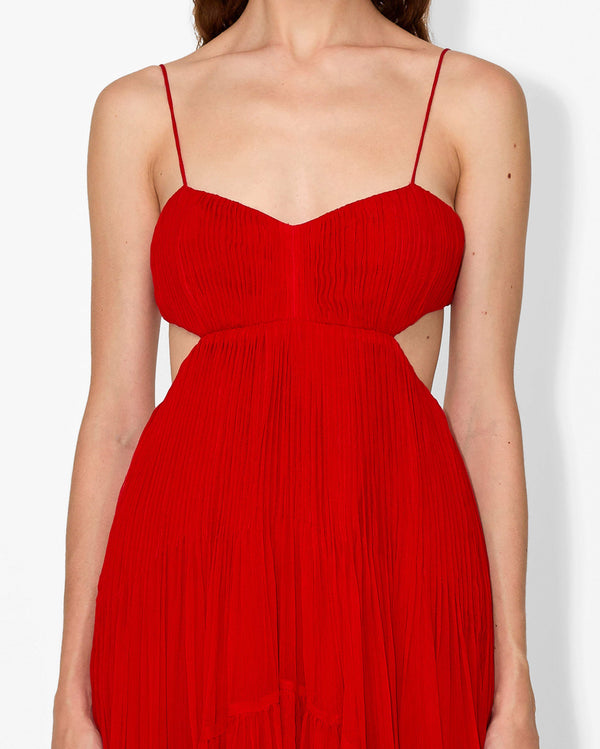 Magali Pascal SATIE DRESS FIRE RED