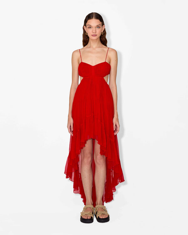 Magali Pascal SATIE DRESS FIRE RED