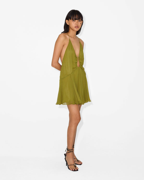 Magali Pascal SELMA DRESS OLIVE