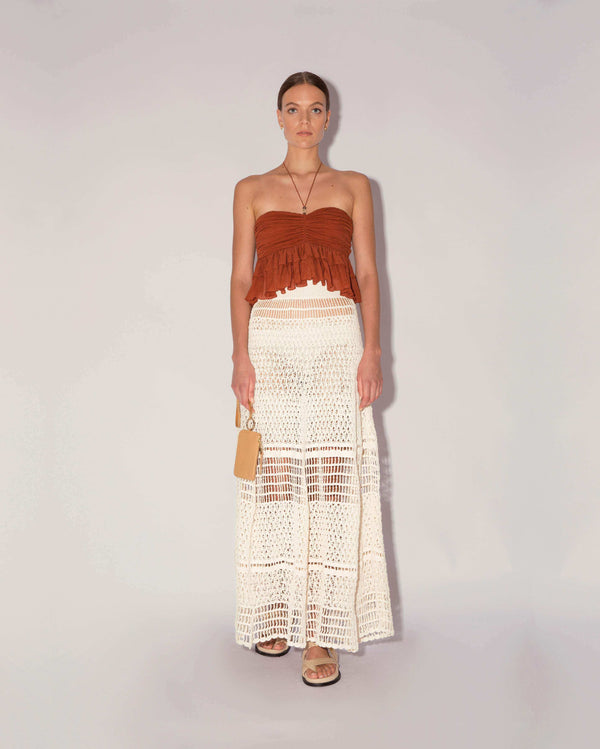 magali pascal SHELLEE TOP CARMINE