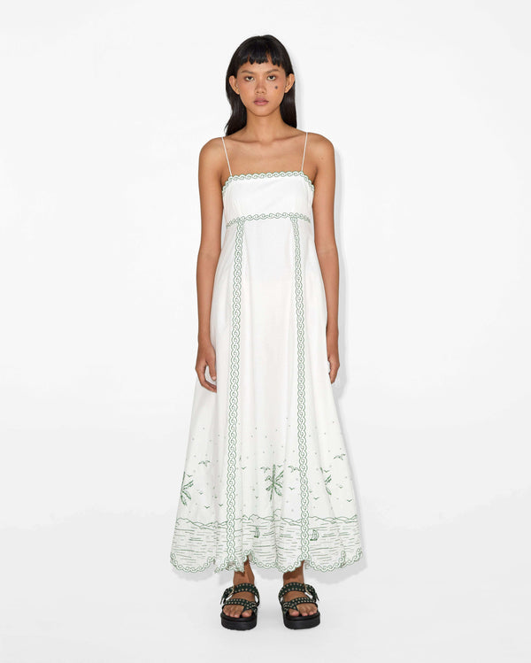 magali pascal SIREN DRESS Off White