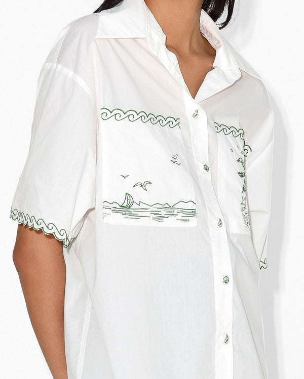 Magali Pascal SIREN SHIRT Off White