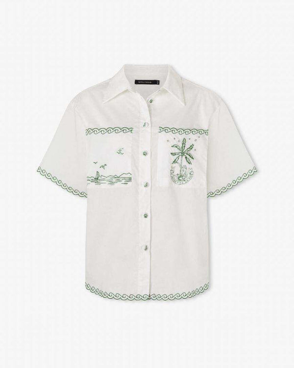 magali pascal SIREN SHIRT Off White