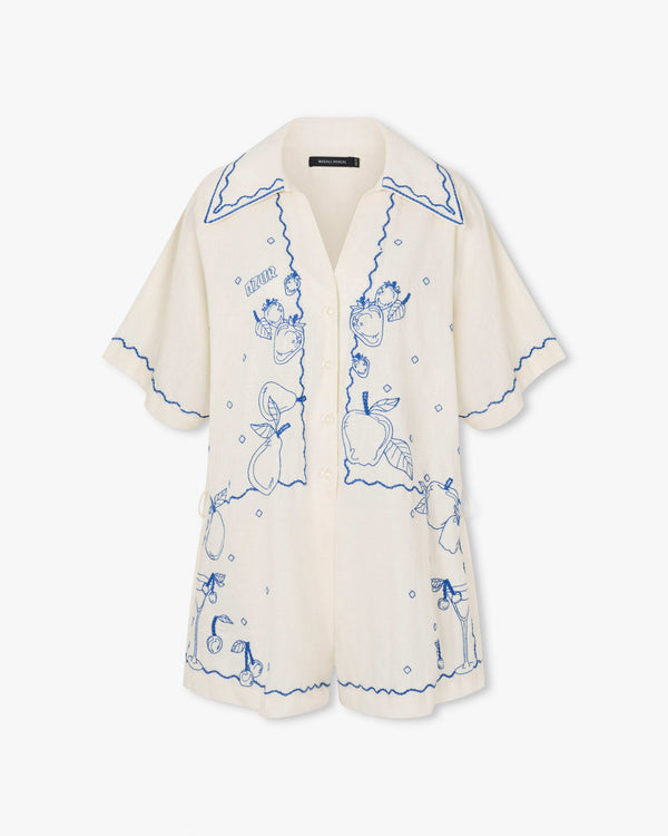 Magali Pascal SUNDAY JUMPSUIT IVORY