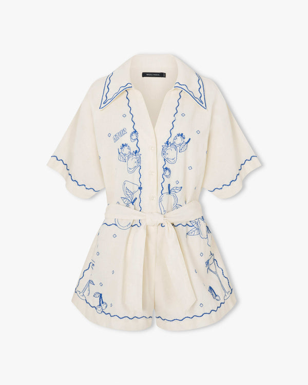 magali pascal SUNDAY JUMPSUIT IVORY