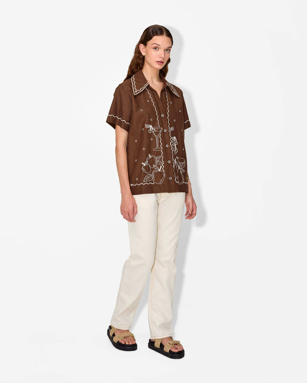 Magali Pascal SUNDAY SHIRT ARABICA