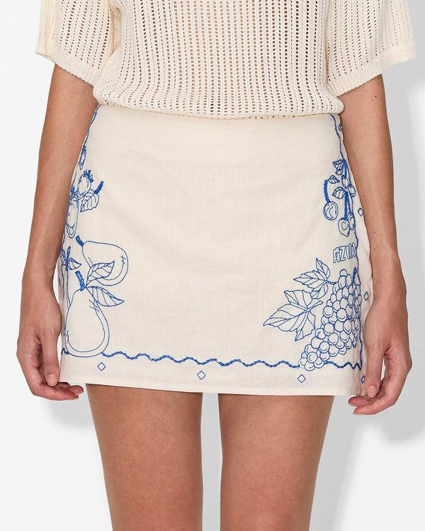 magali pascal SUNDAY SKIRT IVORY