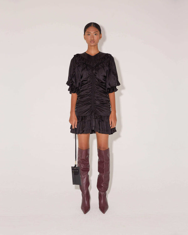 magali pascal TIFFIN DRESS BLACK