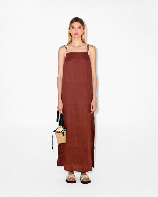 magali pascal VANILLE MAXI DRESS Sequoia