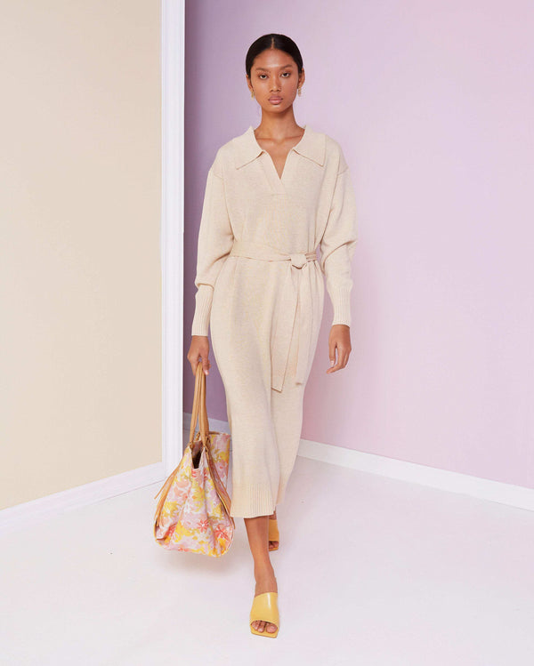 magali pascal VERITY DRESS SANDSTONE