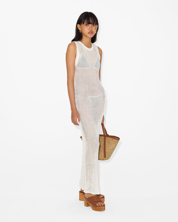 Magali Pascal VIOLETTE MAXI DRESS IVORY
